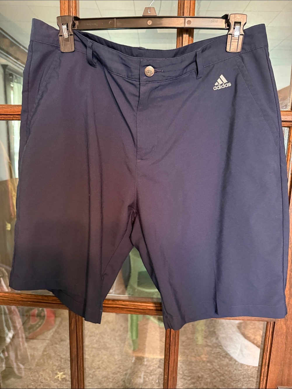 adidas Navy Athletic Golf Shorts